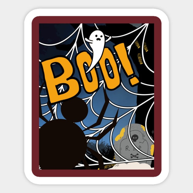 boo Sticker by ANYIN